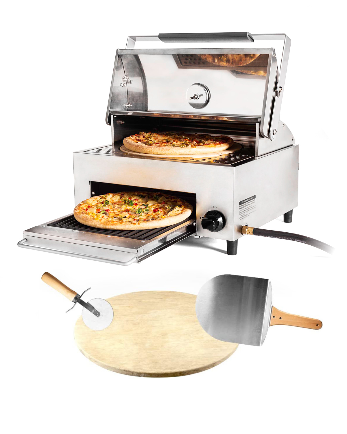 OvenPlus Double Deck Outdoor Pizza Oven