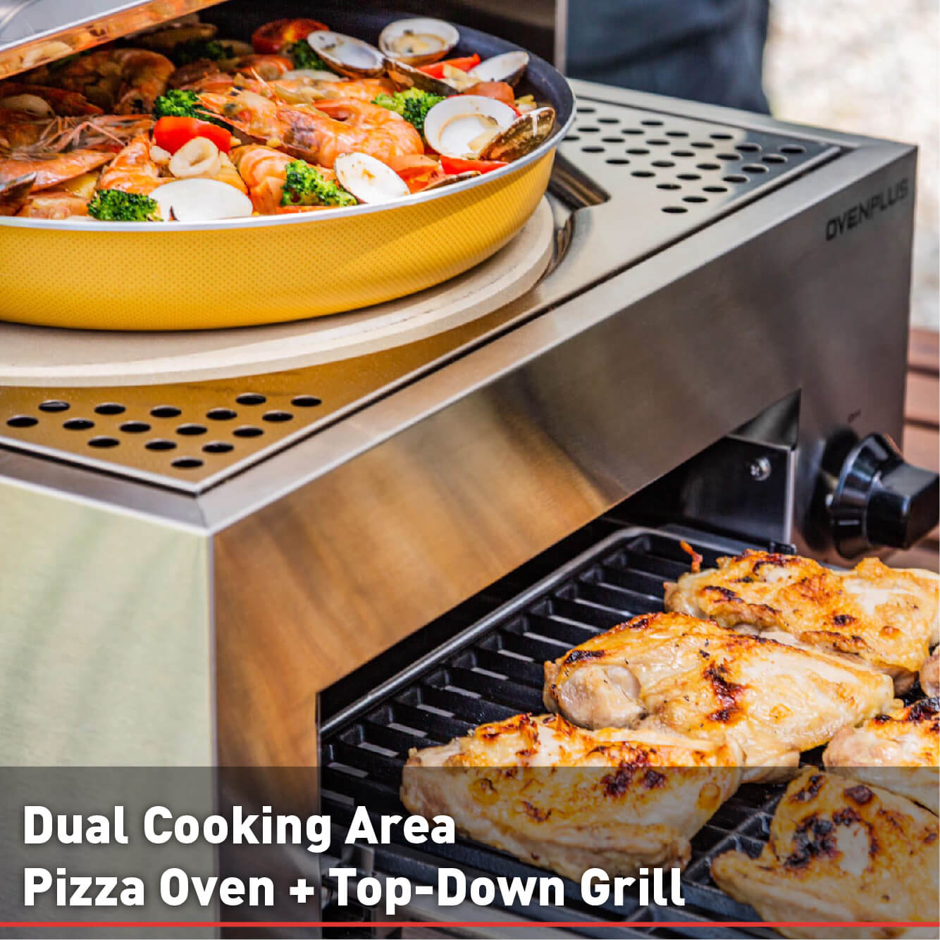 Capt'n Cook OvenPlus Double Deck Outdoor Pizza Oven